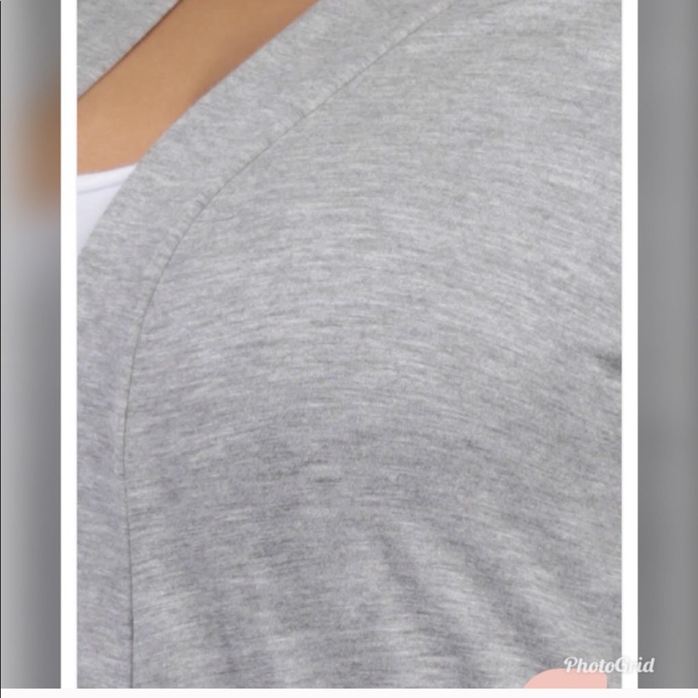 NEW PLUS Gray Light weight Cardigan - Picture 6 of 7